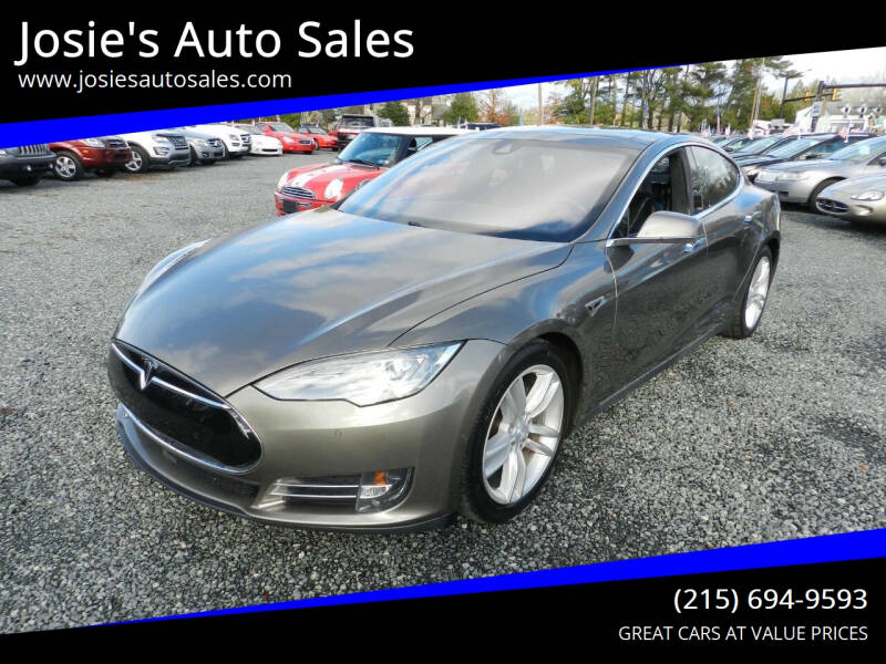 2015 Tesla Model S for sale at Josie's Auto Sales in Gilbertsville PA