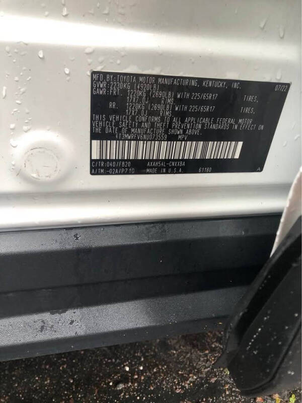 2022 Toyota RAV4 Hybrid LE