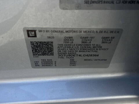 2020 GMC Sierra 1500