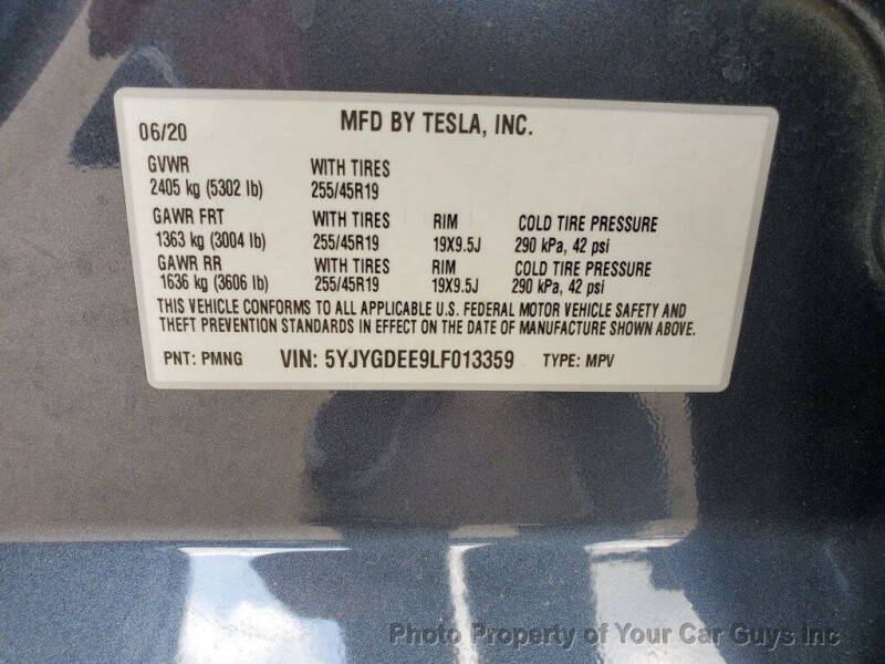 2020 Tesla Model Y Long Range
