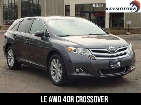 2015 Toyota Venza for sale at RAVMOTORS - CRYSTAL in Crystal MN