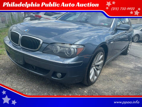 2008 BMW 7 Series for sale at Philadelphia Public Auto Auction in Philadelphia PA
