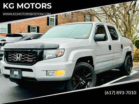 2014 Honda Ridgeline for sale at KG MOTORS in West Newton MA