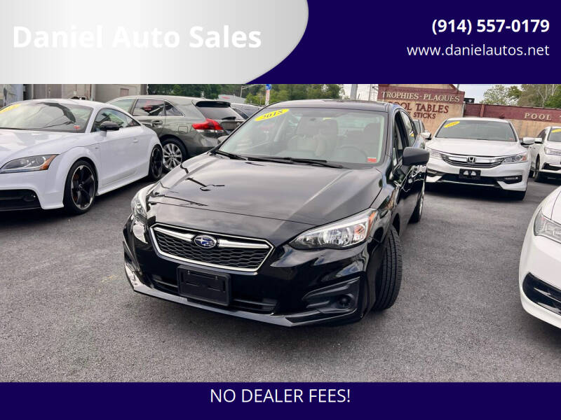 2018 Subaru Impreza for sale at Daniel Auto Sales in Yonkers NY