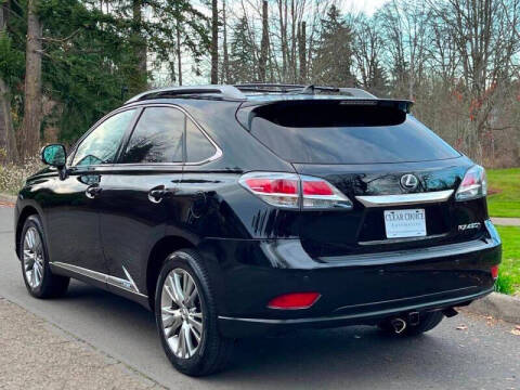 2014 Lexus RX 450h for sale at CLEAR CHOICE AUTOMOTIVE in Milwaukie OR