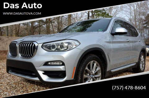 2019 BMW X3 for sale at Das Auto in Virginia Beach VA