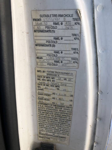 2001 GMC Sierra 3500