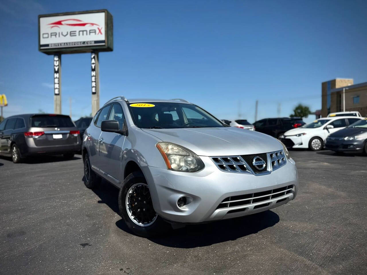 White 2015 Nissan Rogue Select S AWD S 4dr Crossover 1