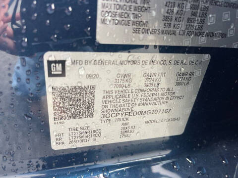 2021 Chevrolet Silverado 1500