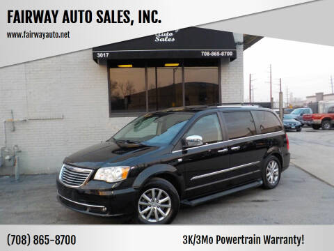 2014 Chrysler Town and Country for sale at FAIRWAY AUTO SALES, INC. in Melrose Park IL