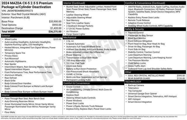 2024 Mazda CX-5 2.5 S Premium