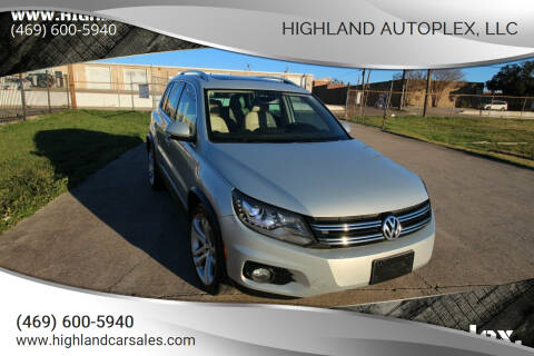 2013 Volkswagen Tiguan for sale at Highland Autoplex, LLC in Dallas TX