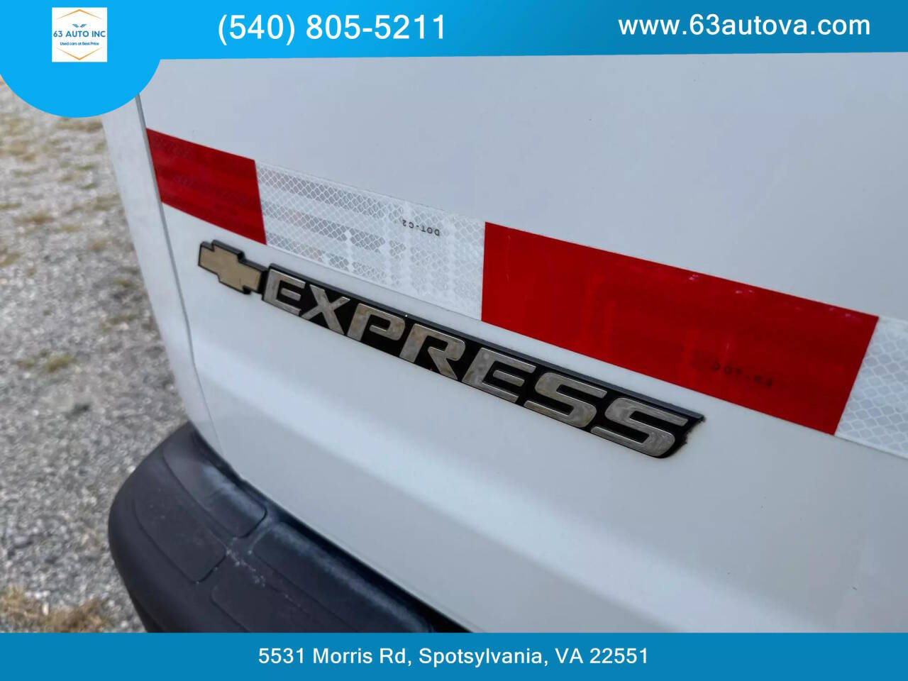 2019 Chevrolet Express for sale at 63 Auto Inc in Spotsylvania, VA