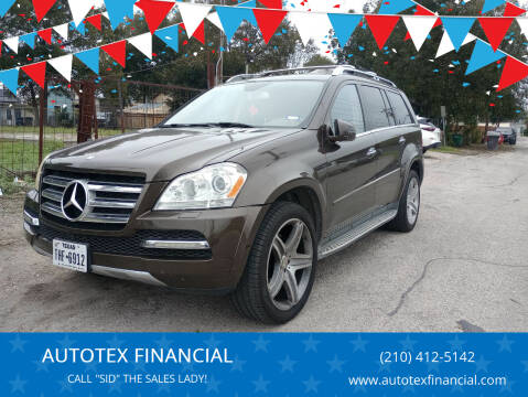 2012 Mercedes-Benz GL-Class for sale at AUTOTEX FINANCIAL in San Antonio TX