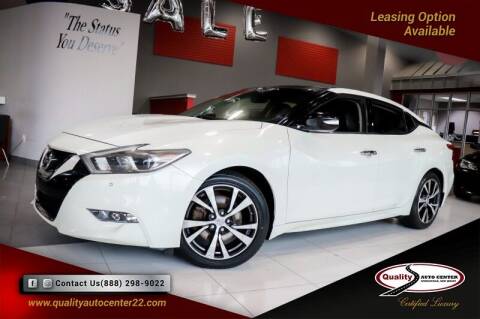 2016 Nissan Maxima for sale at Quality Auto Center in Springfield NJ