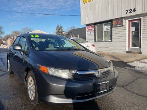 2012 Honda Civic for sale at OZ BROTHERS AUTO in Webster NY