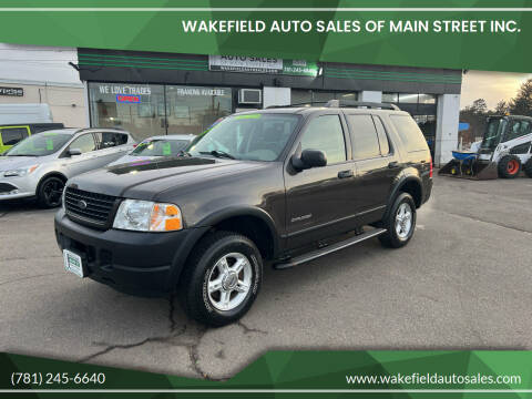 2005 Ford Explorer for sale at Wakefield Auto Sales of Main Street Inc. in Wakefield MA