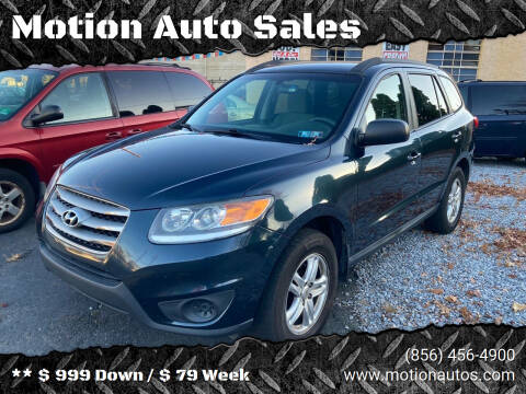 2012 Hyundai Santa Fe for sale at Motion Auto Sales in West Collingswood Heights NJ