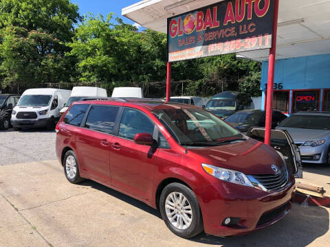 2012 Toyota Sienna for sale at Global Auto Sales and Service in Nashville TN