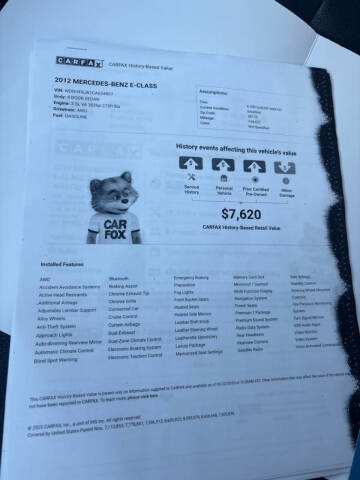 2012 Mercedes-Benz E-Class