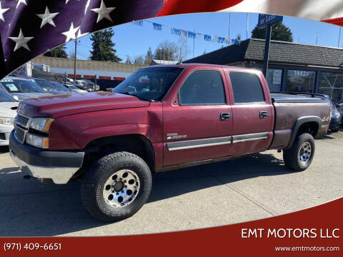 2005 Chevrolet Silverado 2500HD for sale at EMT MOTORS LLC in Portland OR