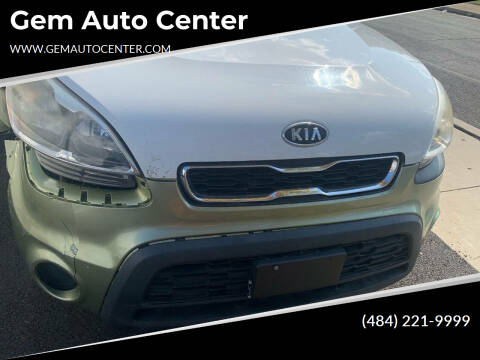 2012 Kia Soul for sale at Gem Auto Center in Allentown PA