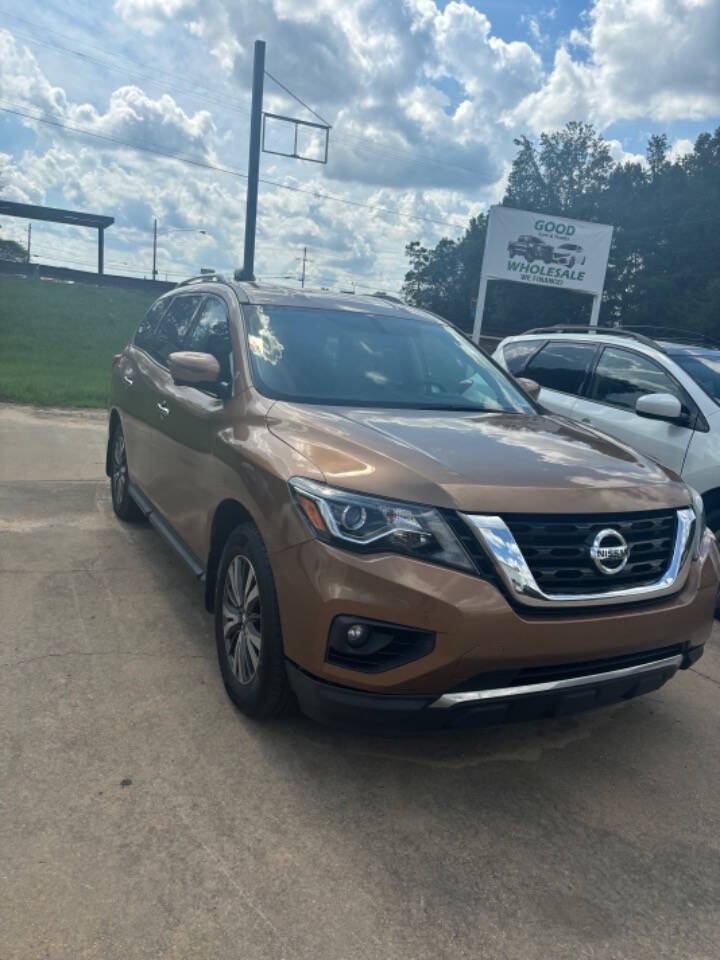 2017 Nissan Pathfinder for sale at Good Cars and Trucks Wholesale, LLC in Crystal Springs, MS