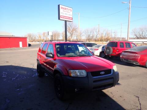 2002 Ford Escape for sale at Marty's Auto Sales in Savage MN