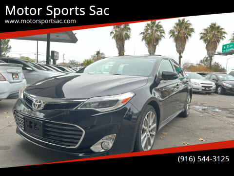 2014 Toyota Avalon for sale at Motor Sports Sac in Sacramento CA