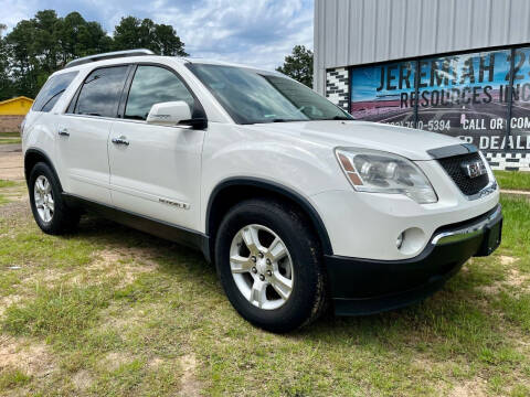 2008 GMC Acadia for sale at Jeremiah 29:11 Auto Sales in Avinger TX