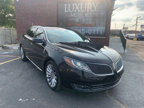 2014 Lincoln MKS for sale at Luxury Motors in Detroit MI