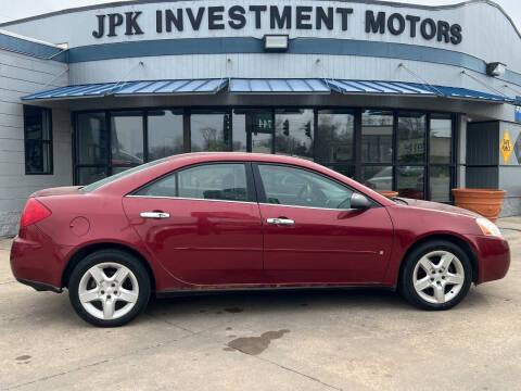 2008 Pontiac G6 for sale at JPK Investment Motors in Lincoln NE