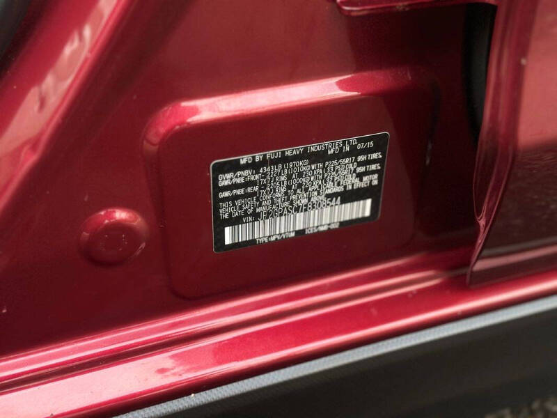 2015 Subaru XV Crosstrek 2.0i Limited