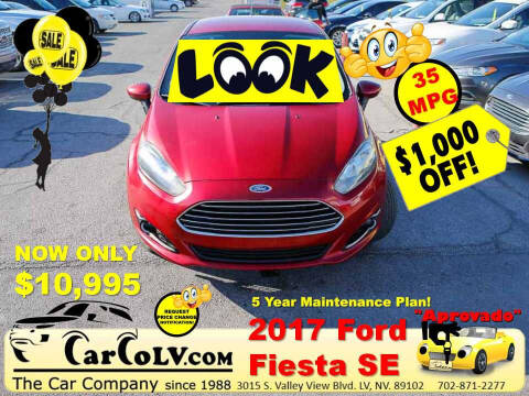 2017 Ford Fiesta for sale at The Car Company in Las Vegas NV