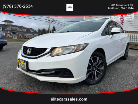 2013 Honda Civic for sale at ELITE AUTO SALES, INC in Methuen MA
