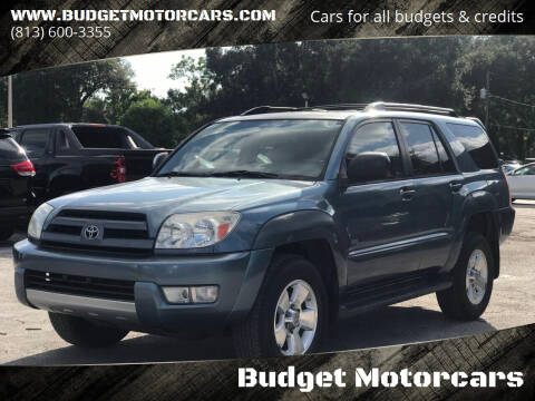 2004 Toyota 4Runner for sale at Budget Motorcars in Tampa FL