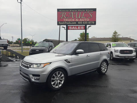 2016 Land Rover Range Rover Sport for sale at RAUL'S TRUCK & AUTO SALES, INC in Oklahoma City OK