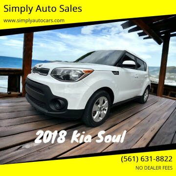 2018 Kia Soul for sale at Simply Auto Sales in Lake Park FL