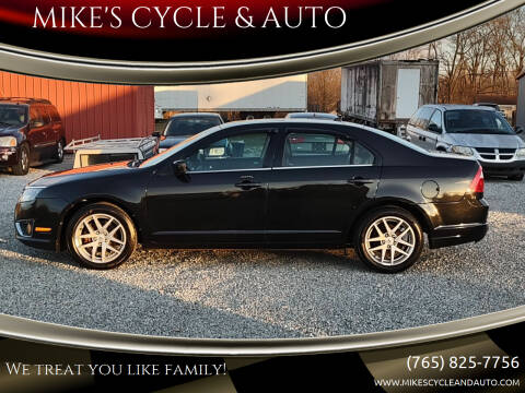 2012 Ford Fusion for sale at MIKE'S CYCLE & AUTO in Connersville IN