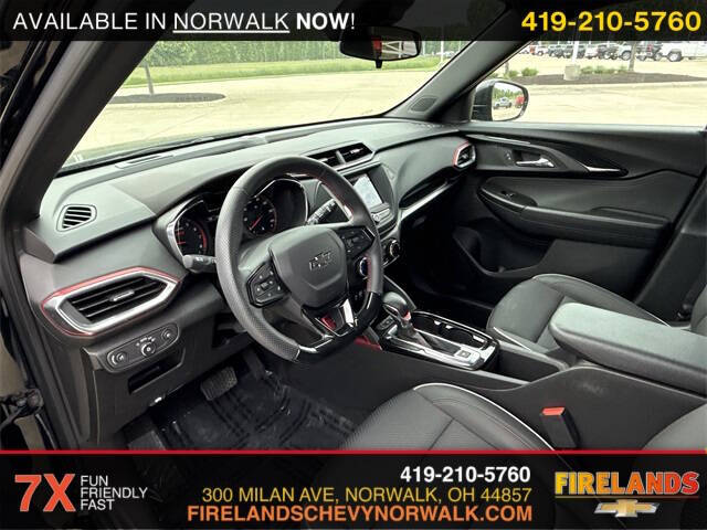 Used 2023 Chevrolet TrailBlazer RS with VIN KL79MTSL1PB175227 for sale in Norwalk, OH