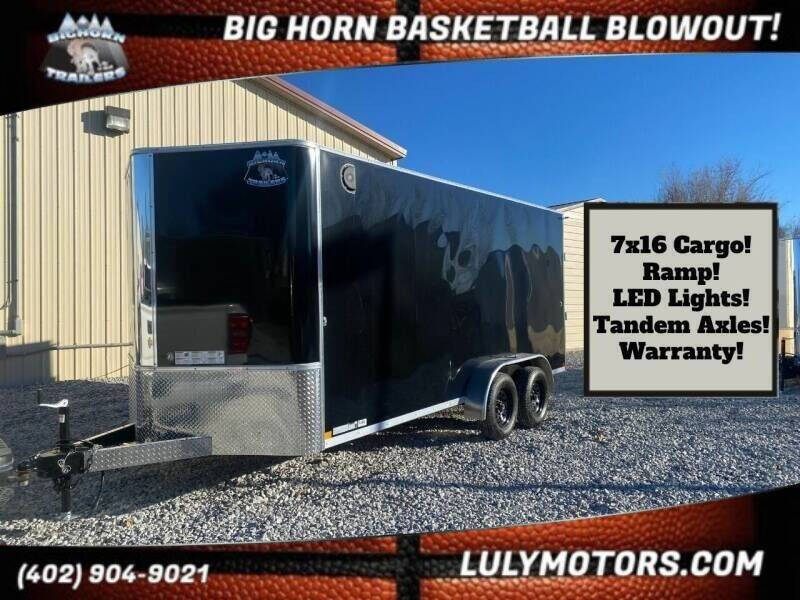 2025 R&M 7x16 V-Nose Enclosed Cargo for sale at Luly Motors-Trailers in Lincoln NE