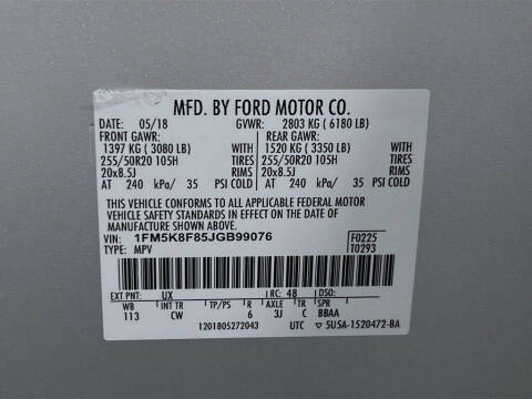 2018 Ford Explorer Limited