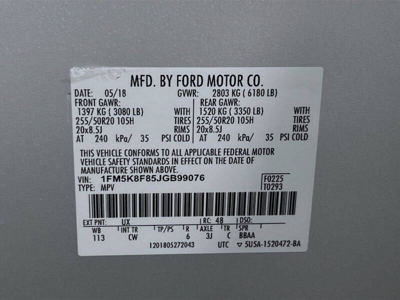 2018 Ford Explorer Limited