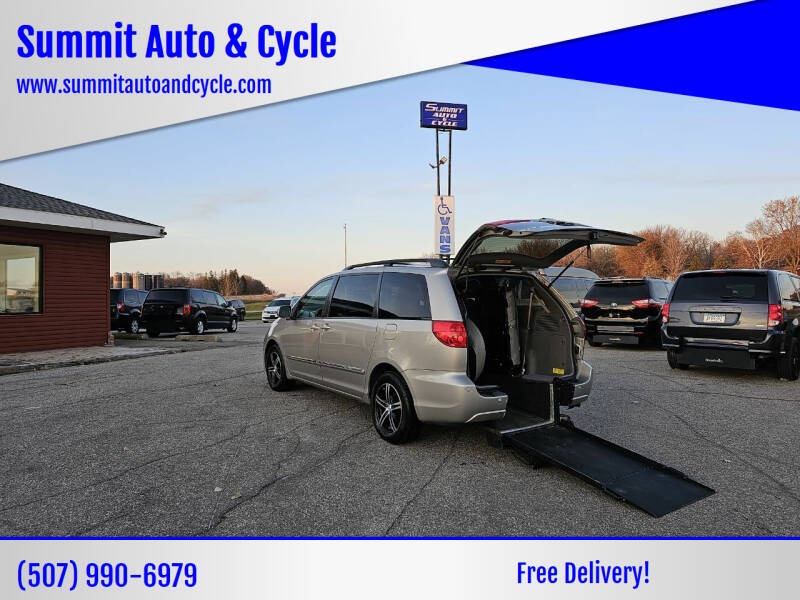 2009 Toyota Sienna for sale at Summit Auto & Cycle in Zumbrota MN