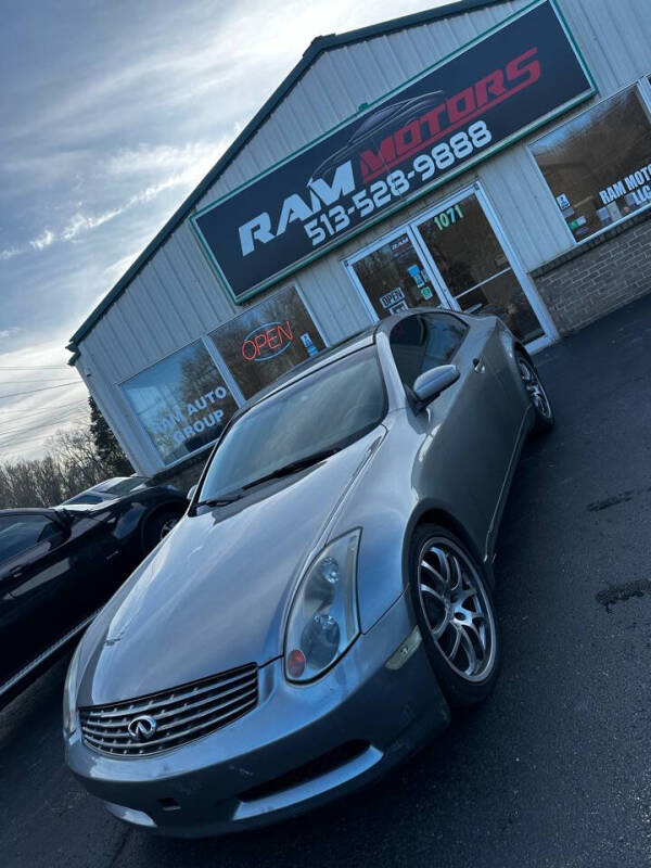 2005 Infiniti G35 for sale at RAM MOTORS in Cincinnati OH