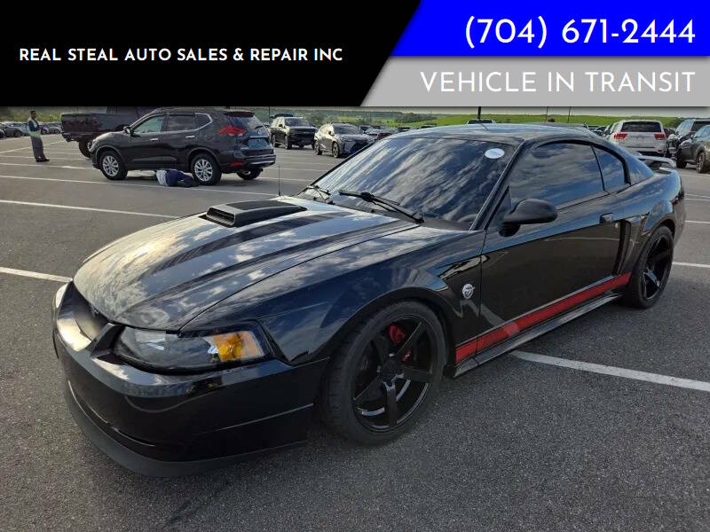 Black 2004 Ford Mustang Mach 1 Premium Mach 1 2dr Fastback 1