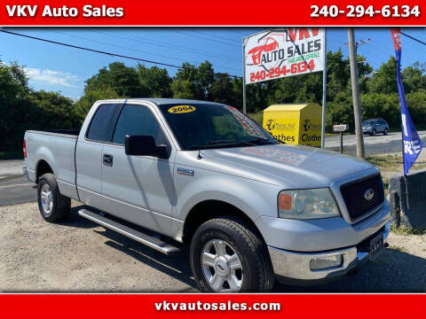 2004 Ford F-150 for sale at VKV Auto Sales in Laurel MD