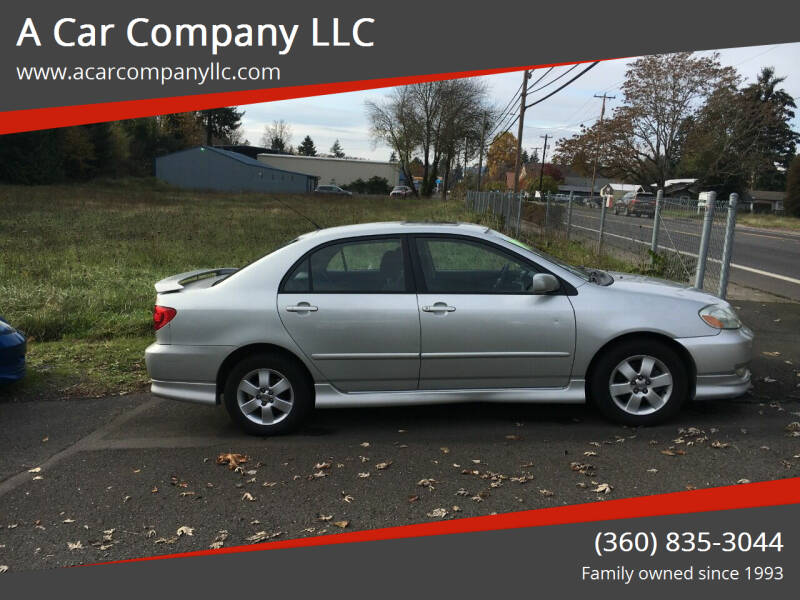 2003 Toyota Corolla for sale at A Car Company LLC in Washougal WA