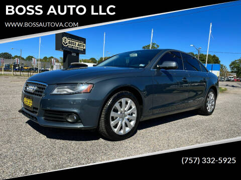 2011 Audi A4 for sale at BOSS AUTO LLC in Norfolk VA