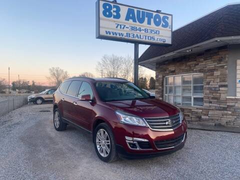 2015 Chevrolet Traverse for sale at 83 Autos in York PA